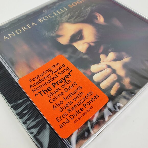 Andrea Bocelli Sogno CD Operatic Classic Vocal Ballad Music 1999 Sealed - Picture 8 of 9